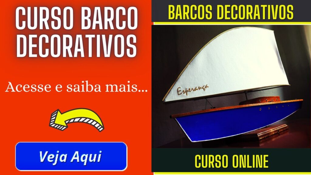 como fazer barcos decorativos de madeira